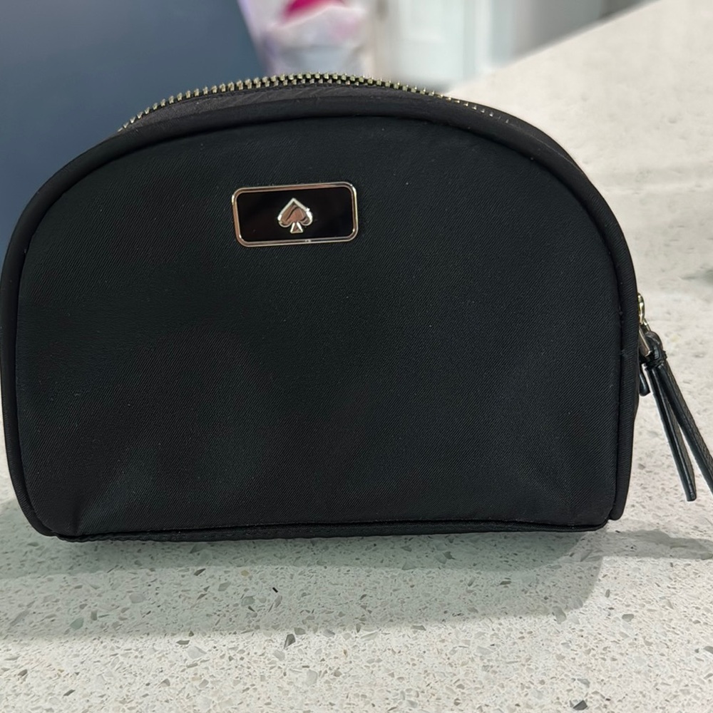 Kate Spade Black Dome Cosmetic Bag
